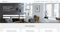 Desktop Screenshot of housestay.com